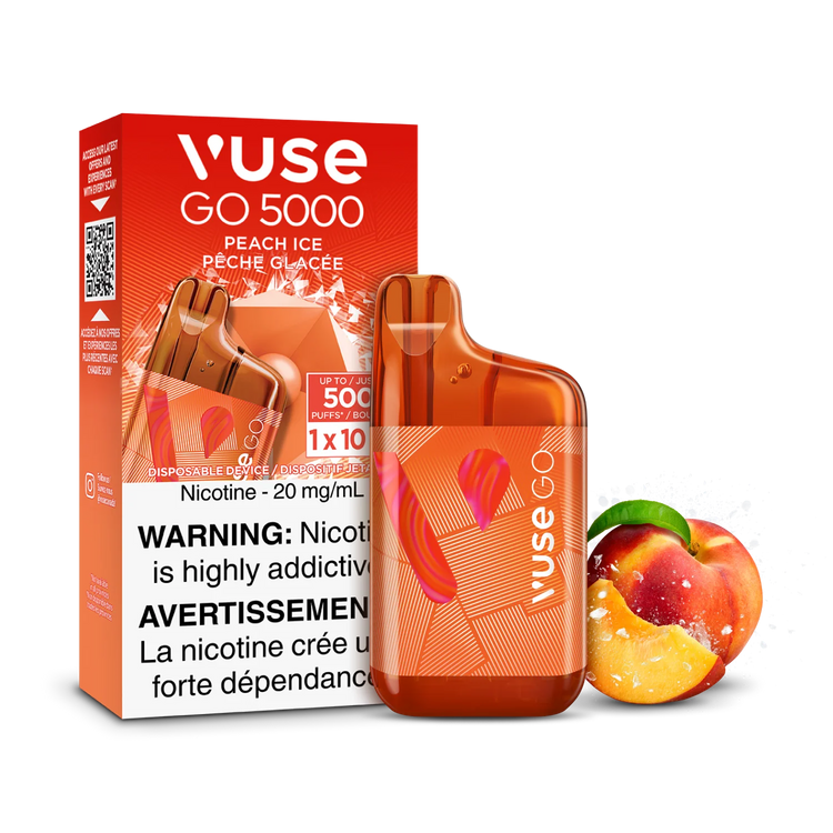 Peach Ice Vuse GO 5000 - Disposable Vape