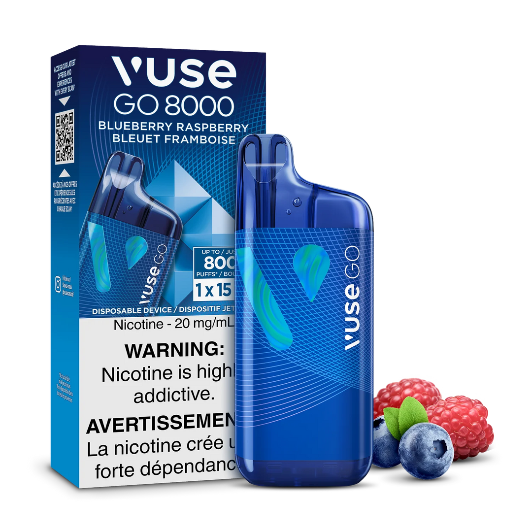 Blueberry Raspberry Vuse GO 8000 - Disposable Vape