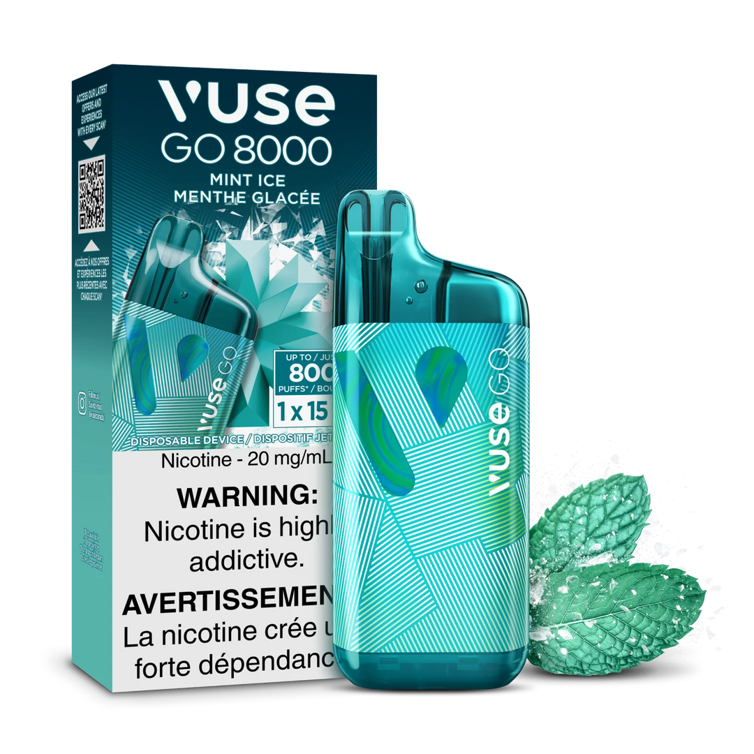 Mint Ice Vuse GO 8000 - Disposable Vape
