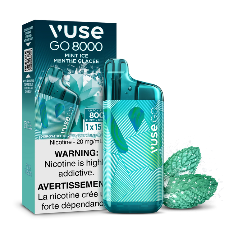 Mint Ice Vuse GO 8000 - Disposable Vape