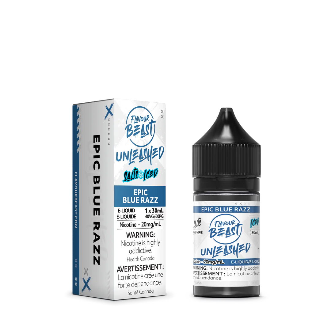 Epic Blue Razz by Flavour Beast Unleashed Salt