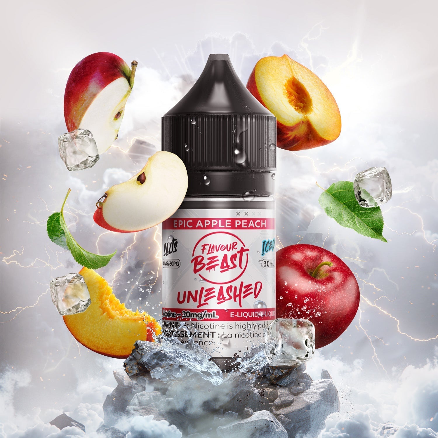 Saveur Beast Unleashed Sel - Epic Pomme Pêche (PROVINCIAL) 