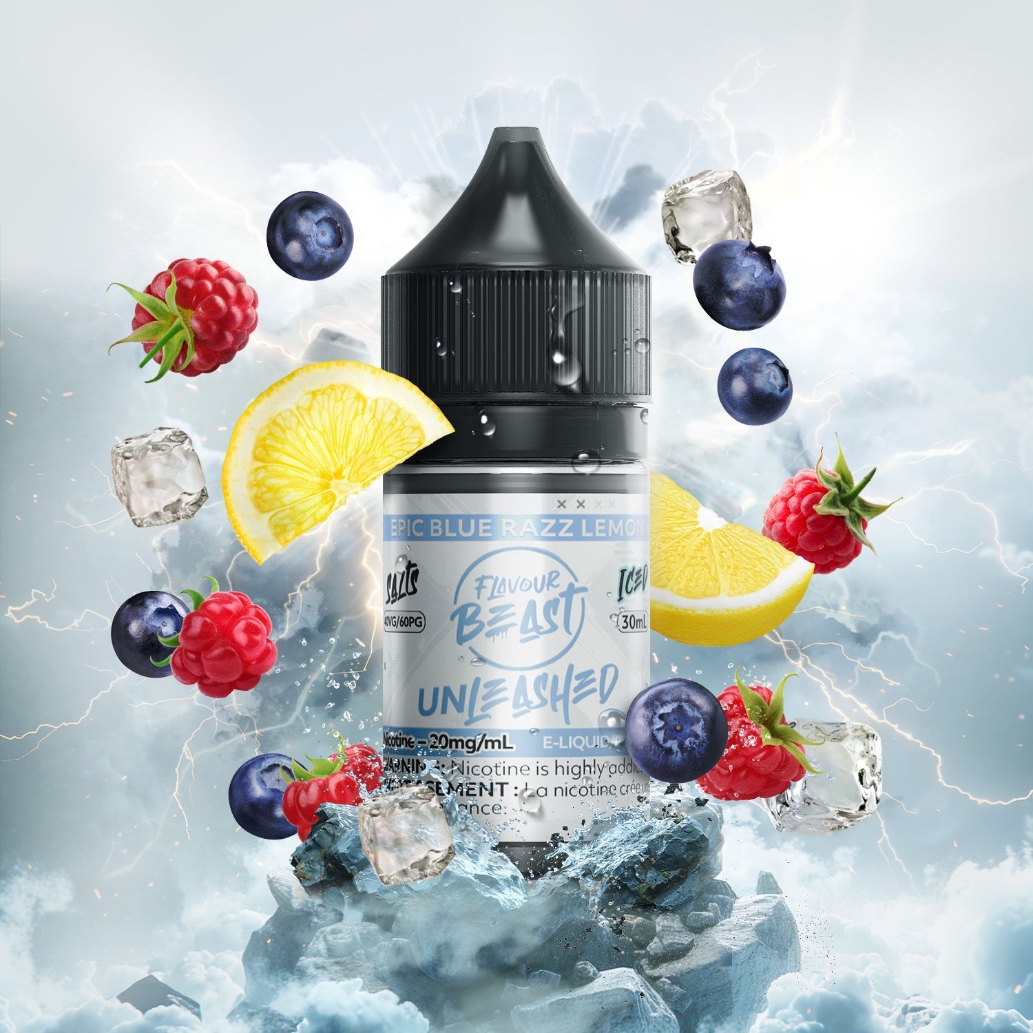 Saveur Beast Unleashed Sel - Epic Blue Razz Citron (PROVINCIAL) 