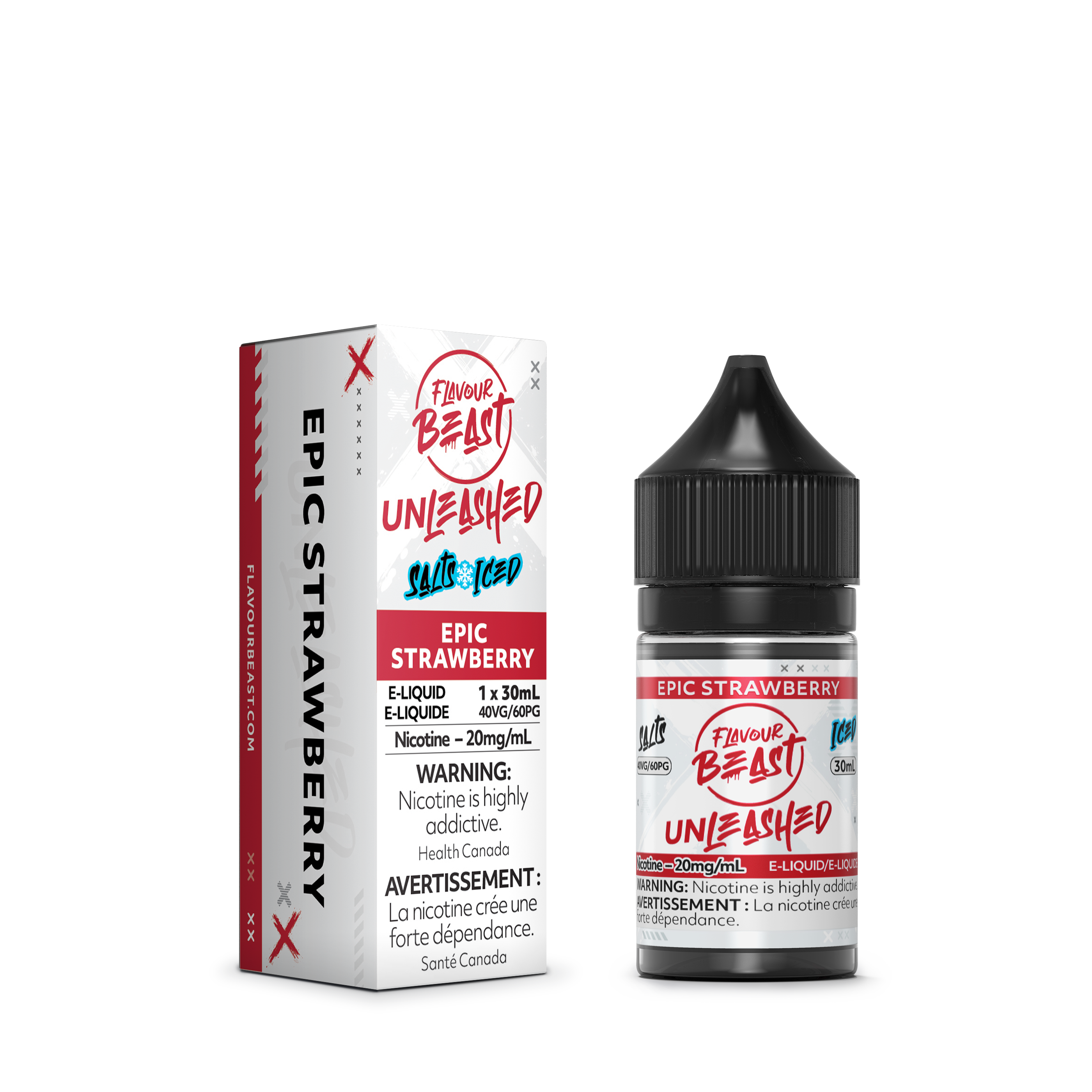 Flavour Beast Unleashed Salt - Epic Strawberry (PROVINCIAL)