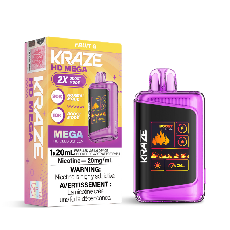 Kraze HD Mega - Disposable E-Cig (PROVINCIAL) (20k Puffs)