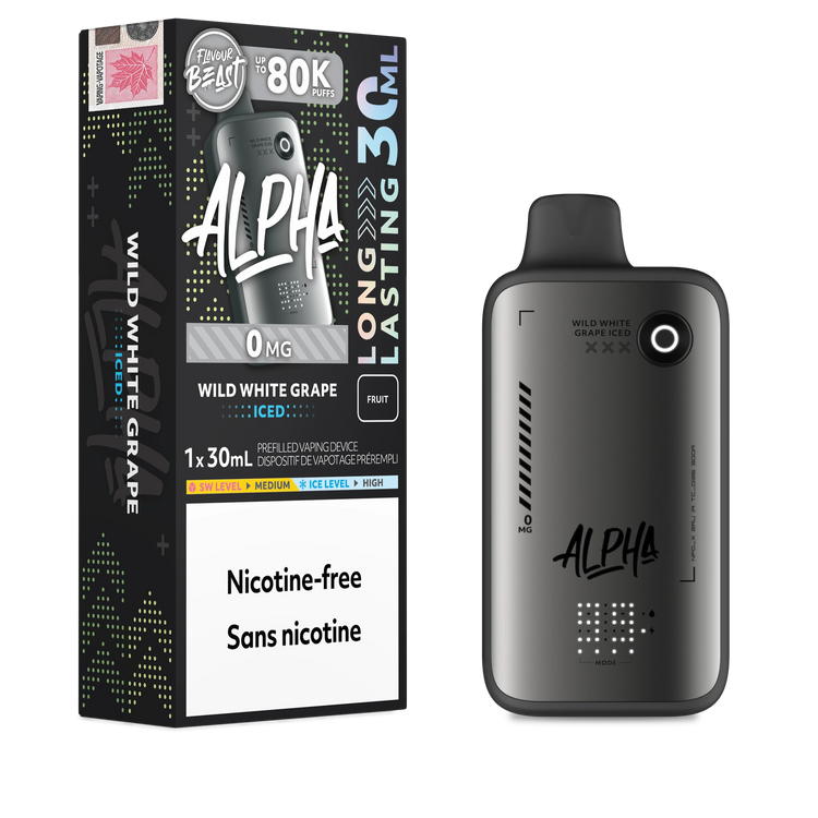 Wild White Grape Iced Flavour Beast Alpha - Disposable Vape 80K - view 2