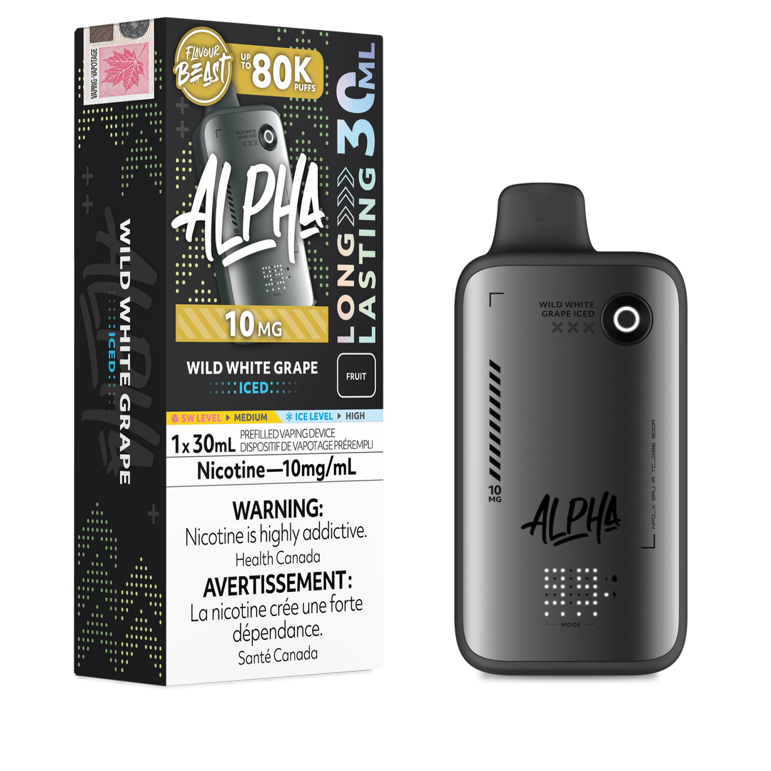 Wild White Grape Iced Flavour Beast Alpha - Disposable Vape 80K - view 3