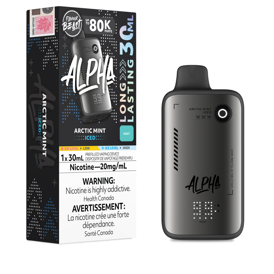 Arctic Mint Iced Flavour Beast Alpha - Disposable Vape 80K