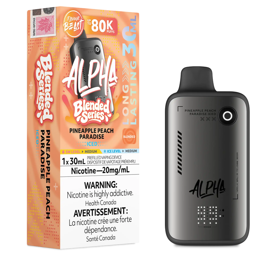 Pineapple Peach Paradise Iced Flavour Beast Alpha - Disposable Vape 80K
