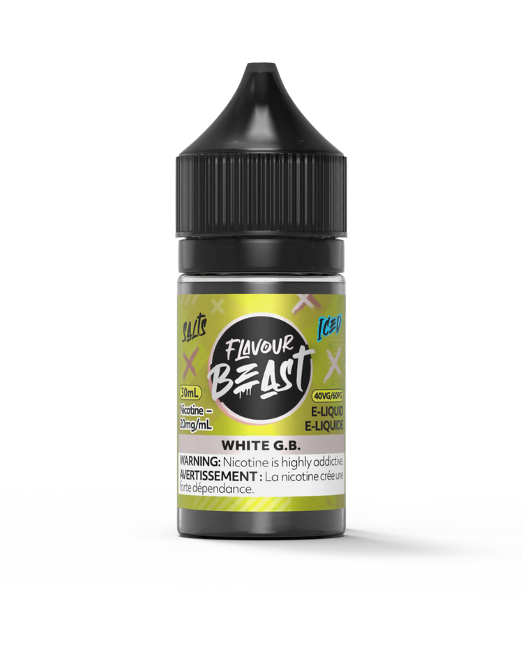 White G.B. Iced by Flavour Beast Salt
