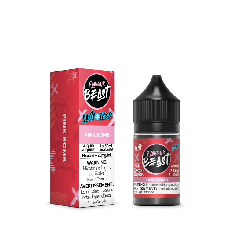 Pink Bomb Iced by Flavour Beast Salt