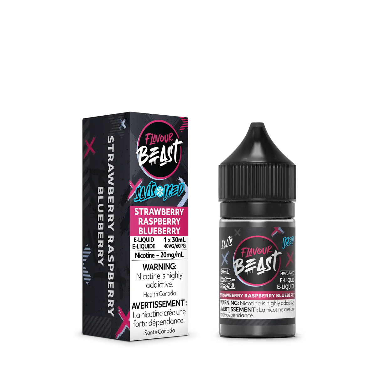 Strawberry Raspberry Blueberry Iced by Flavour | VIP Vape