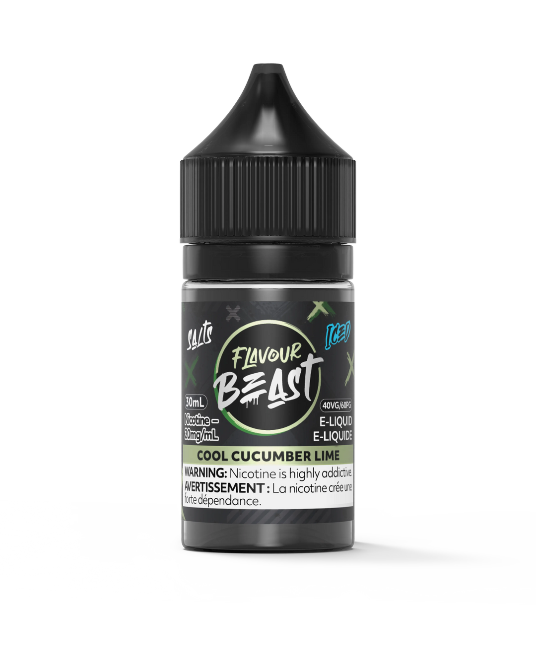 Cool Cucumber Lime Iced by Flavour Beast Salt by FLAVOUR BEAST — view 1