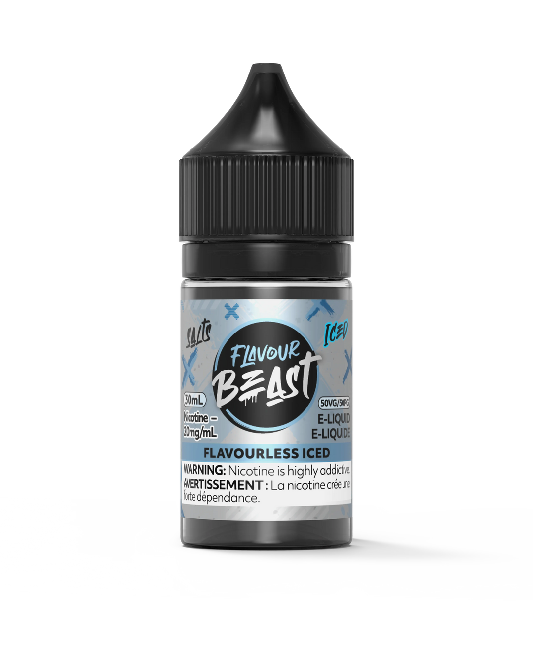 Flavourless Iced by Flavour Beast E-Liquid Salt