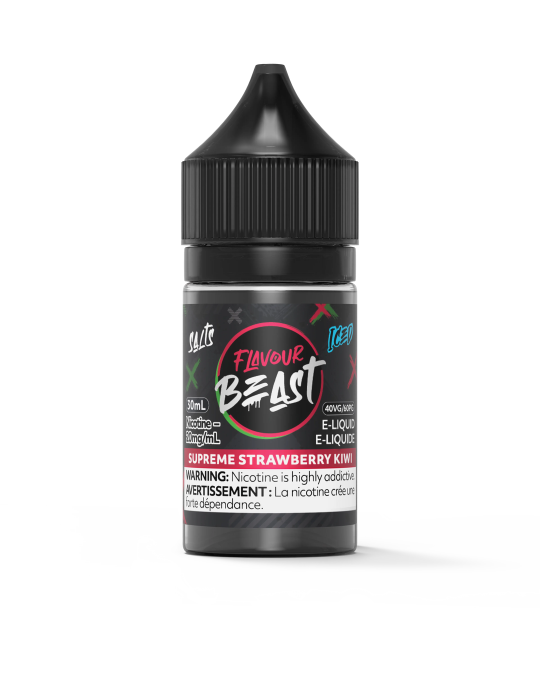 Supreme Strawberry Kiwi Iced by Flavour Beast Salt by FLAVOUR BEAST — view 1