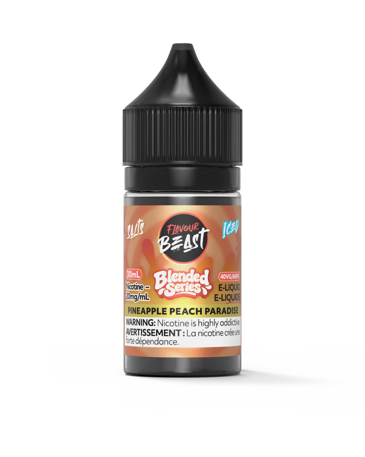 Blended Pineapple Peach Paradise Iced