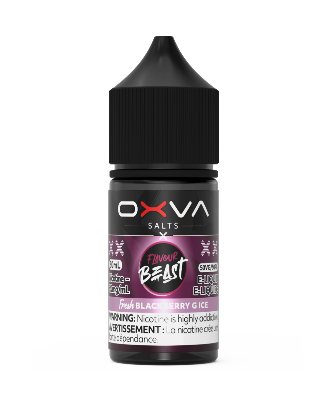 Fresh Blackberry G Ice by Flavour Beast x OXVA E-Liquid Salt