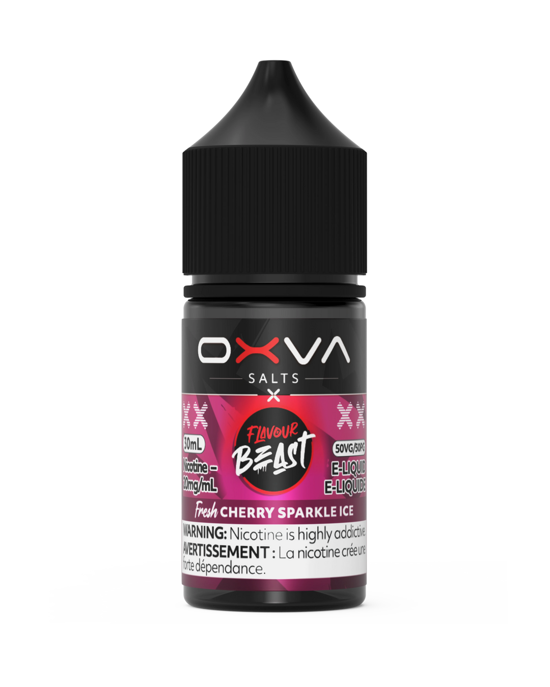 Fresh Cherry Sparkle Ice by Flavour Beast x OXVA E-Liquid Salt