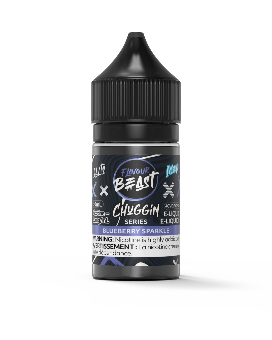 Blueberry Sparkle Iced by Flavour Beast Chuggin' Series Salt