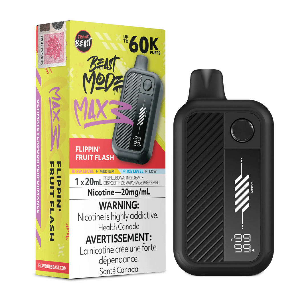 Flippin' Fruit Flash Flavour Beast Mode Max 3 - Disposable Vape 60K by FLAVOUR BEAST