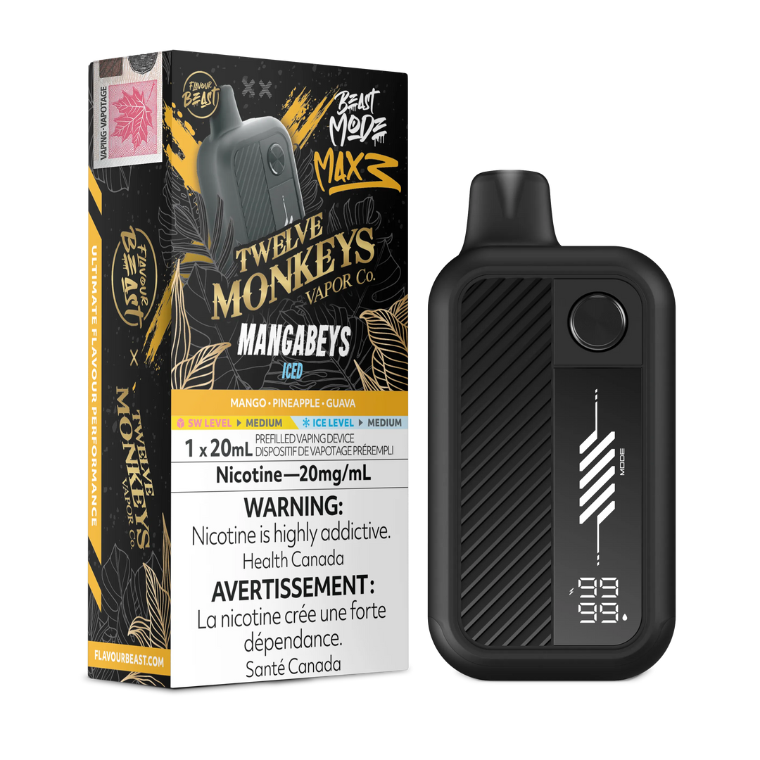 Mangabeys Iced Flavour Beast Mode Max 3 - Disposable Vape 60K by FLAVOUR BEAST