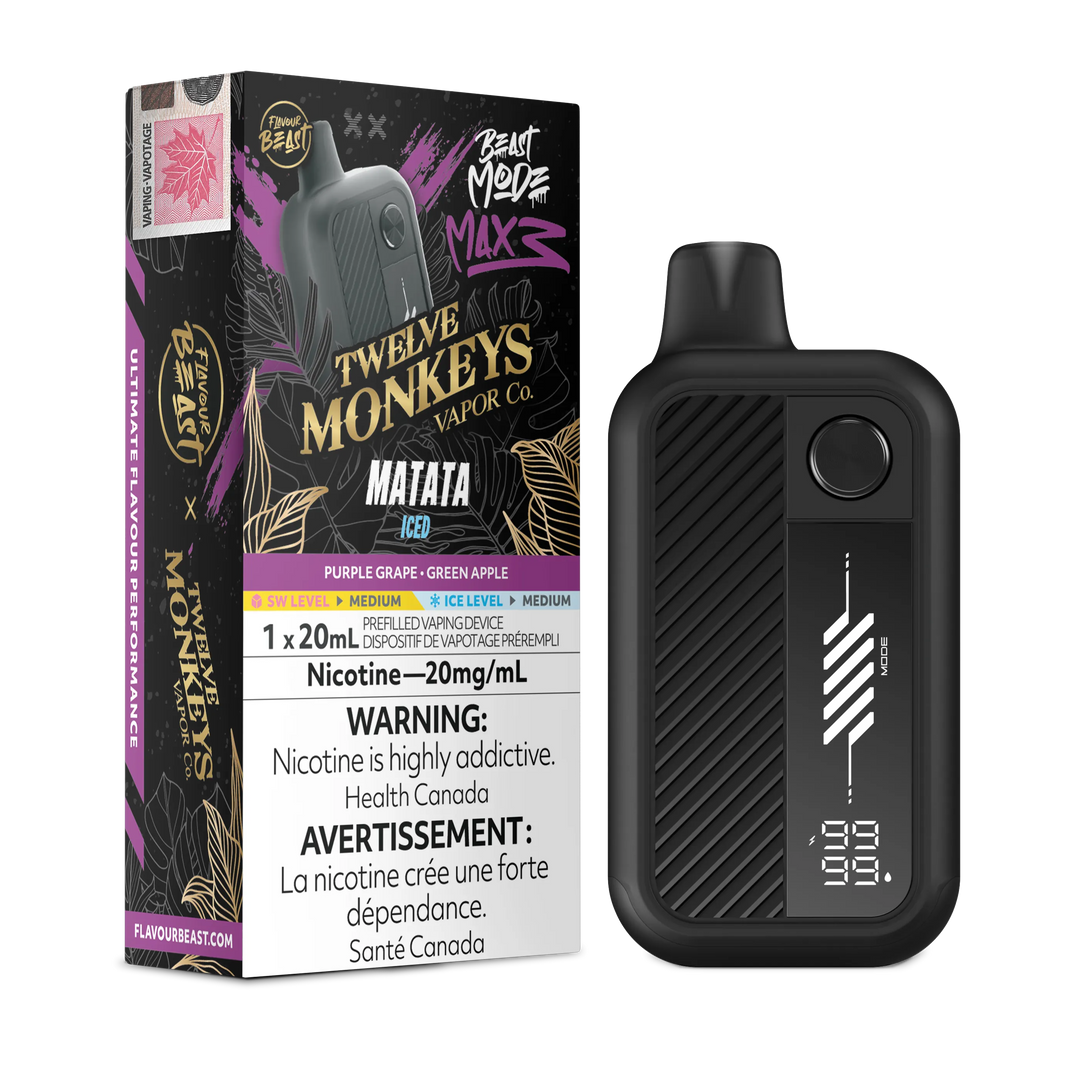 Matata Iced Flavour Beast Mode Max 3 - Disposable Vape 60K by FLAVOUR BEAST