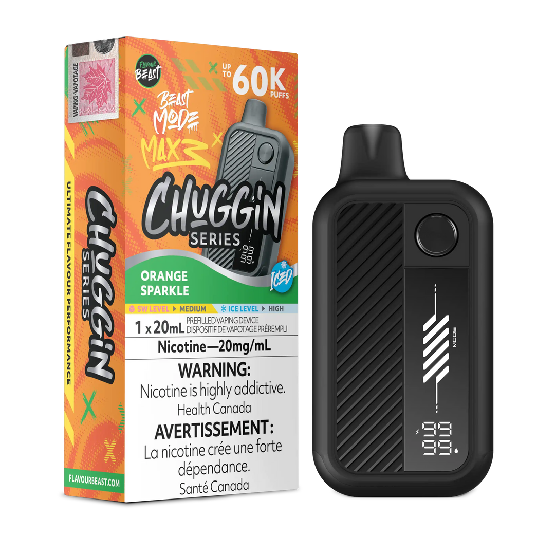 Orange Sparkle Iced Flavour Beast Mode Max 3 - Disposable Vape 60K