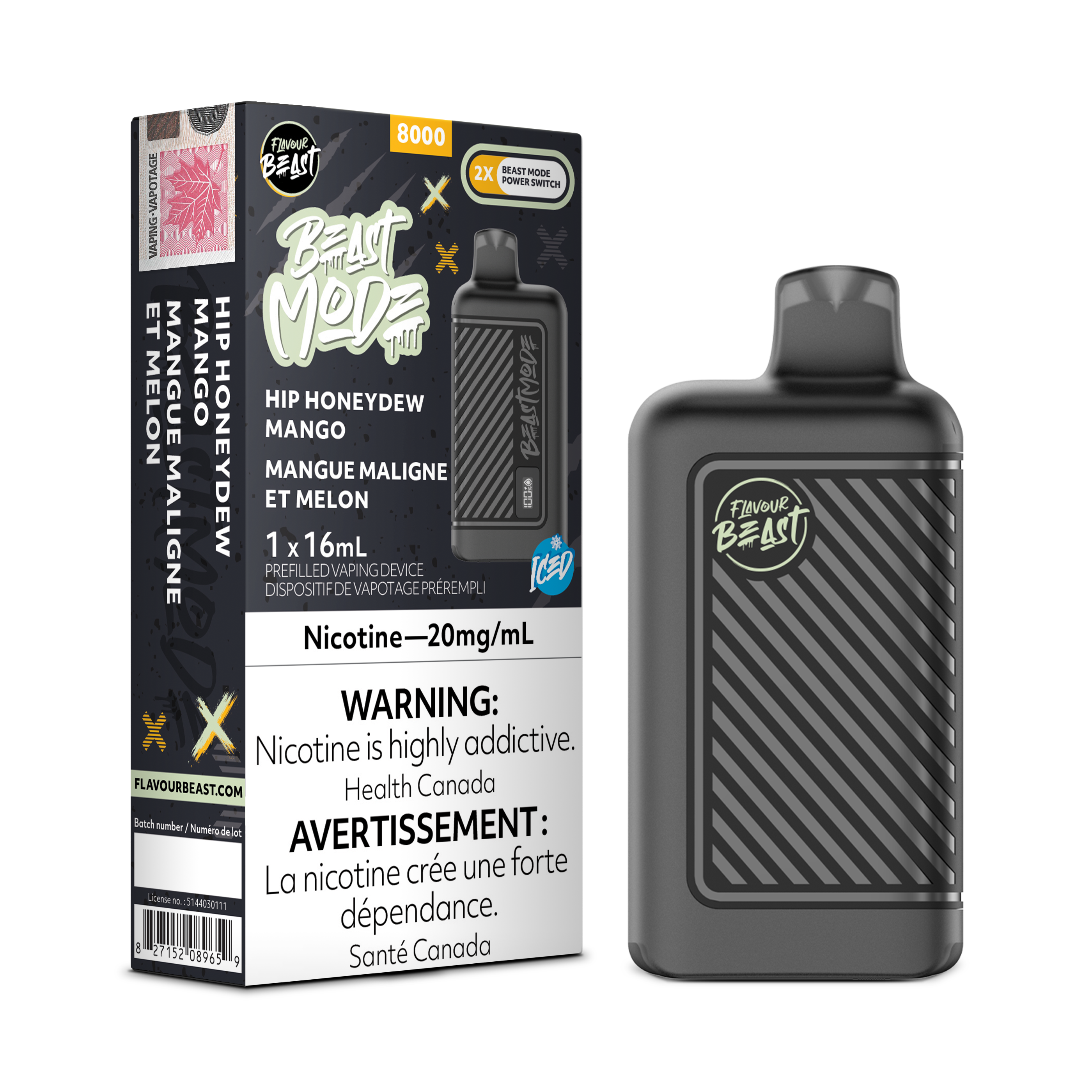 Flavour Beast Mode - Disposable E-Cig (8000 Puffs) (FEDERAL)