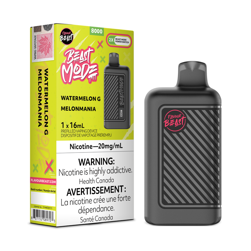 Flavour Beast Mode - Disposable E-Cig (PROVINCIAL) (8000 Puffs)