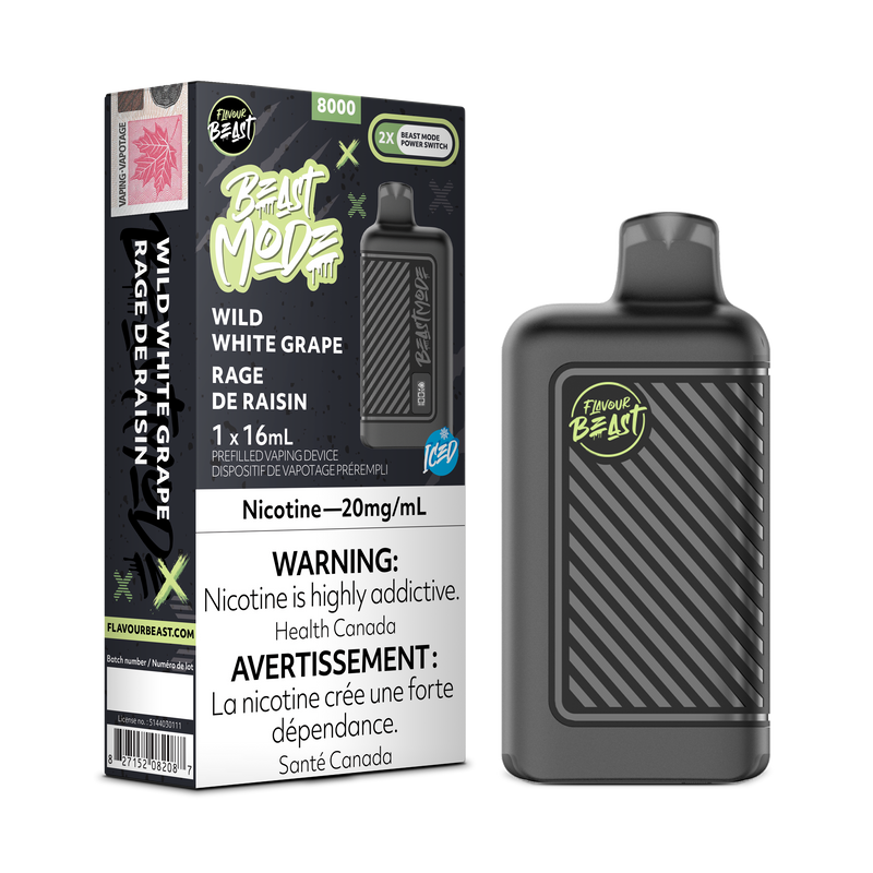 Flavour Beast Mode - Disposable E-Cig (EXCISE TAXED) (8000 Puffs)