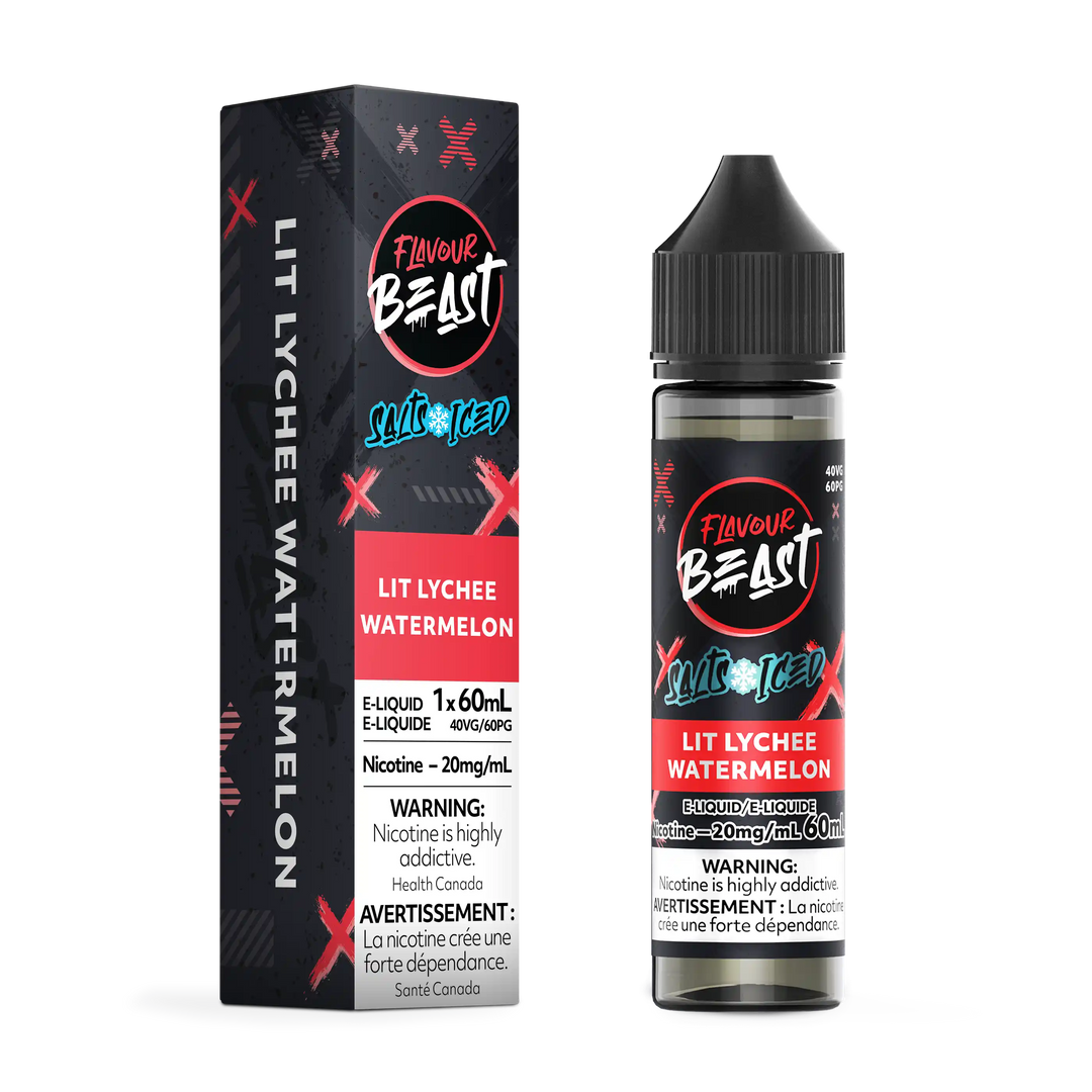 Lit Lychee Watermelon Iced by Flavour Beast Salt