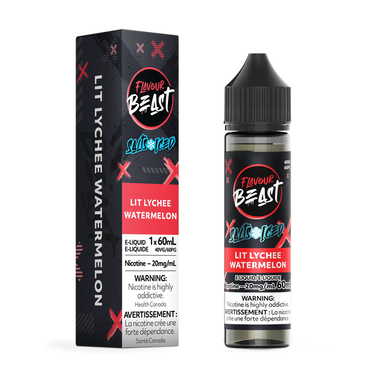 Lit Lychee Watermelon Iced by Flavour Beast Salt