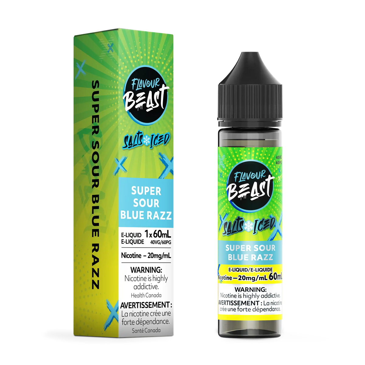 Super Sour Blue Razz by Flavour Beast Salt | 20 | VIP Vape