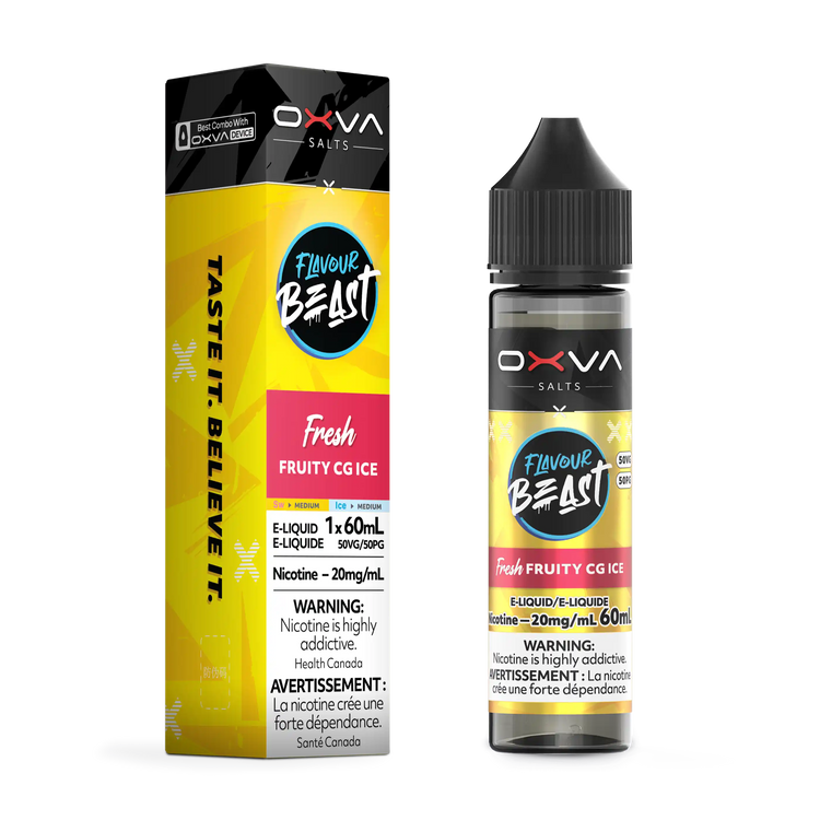 Fresh Fruity CG Ice packaging