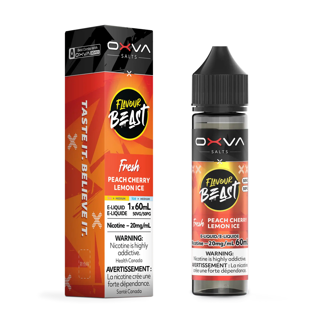 Fresh Peach Cherry Lemon Ice packaging