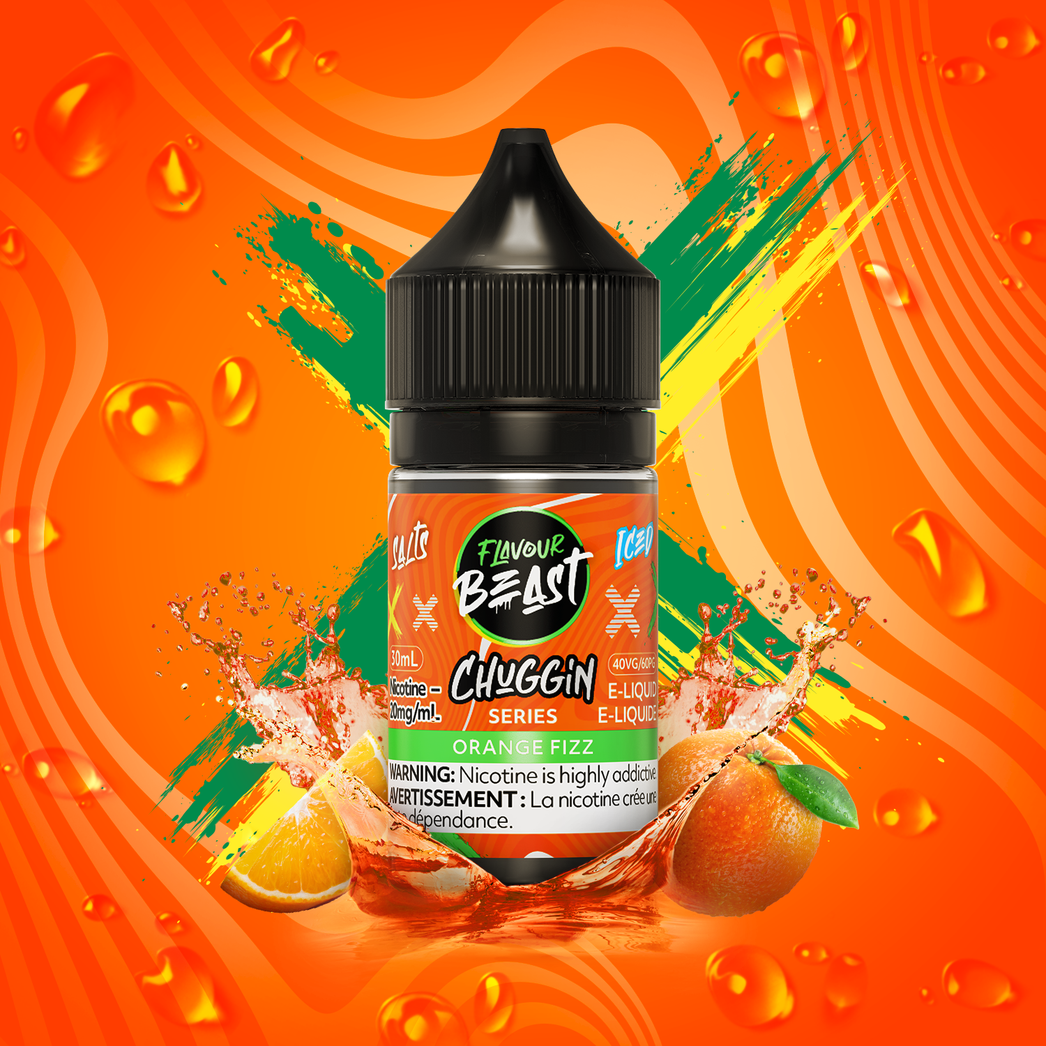 Saveur Beast Sel - Chuggin' Orange Fizz Glacé (PROVINCIAL)