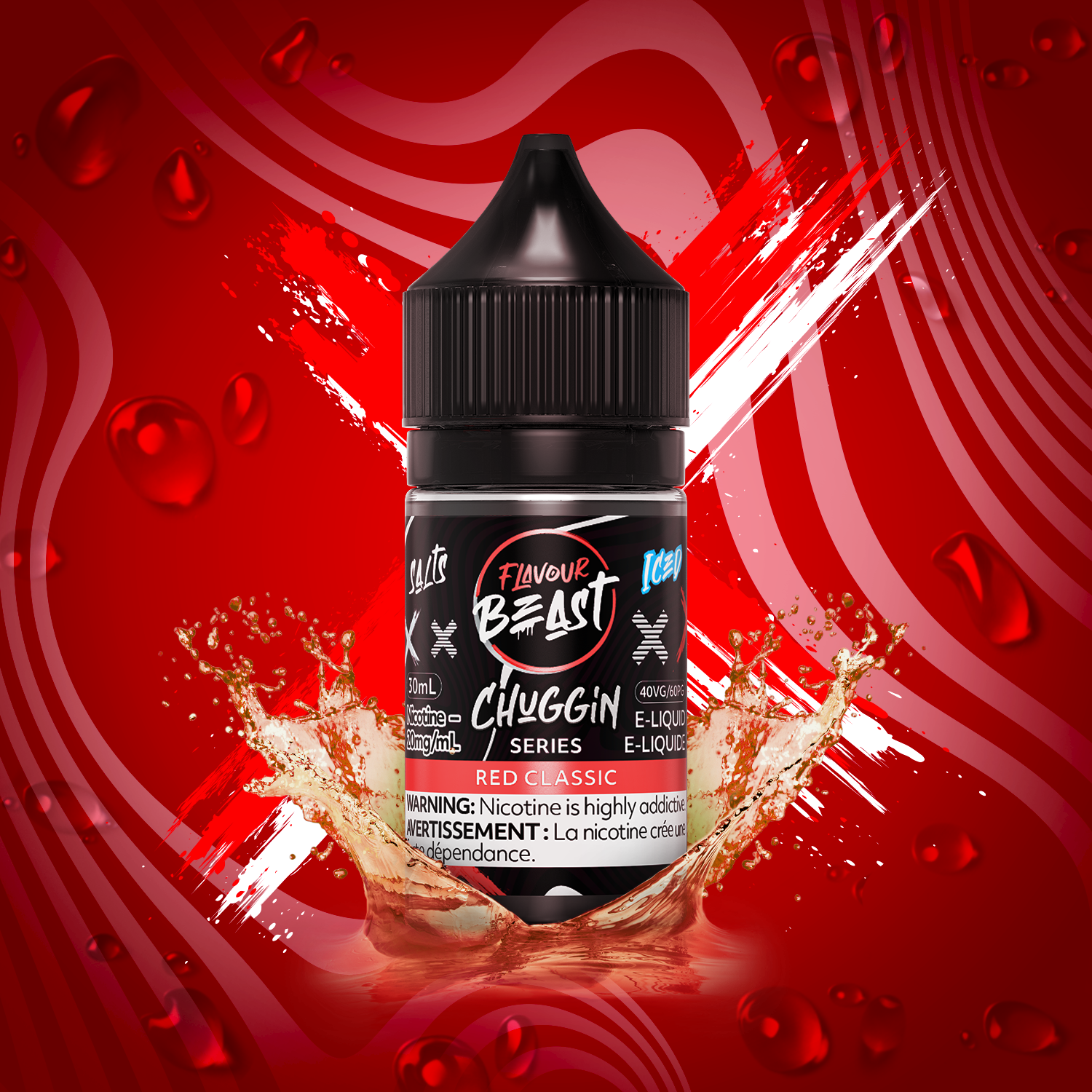 Saveur Beast Sel - Chuggin' Red Classic Iced (PROVINCIAL)
