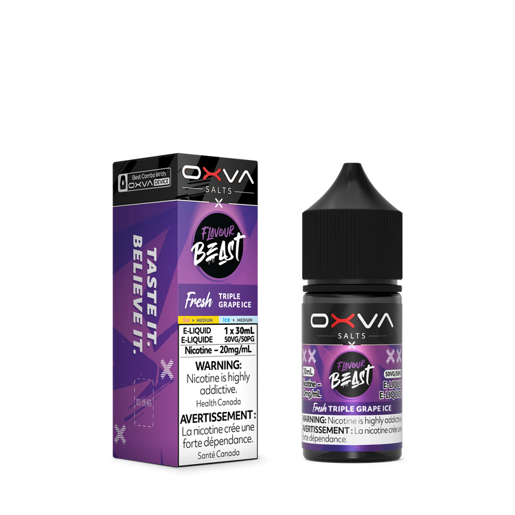 Fresh Triple Grape Ice by Flavour Beast x OXVA E-Liquid Salt - view 2