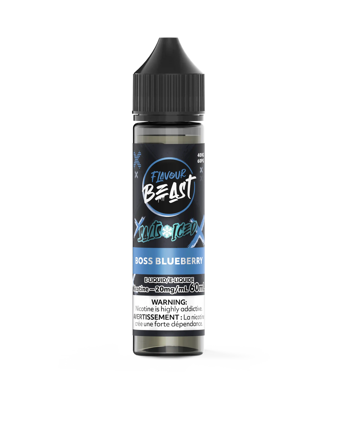 Boss Blueberry Iced by Flavour Beast Salt