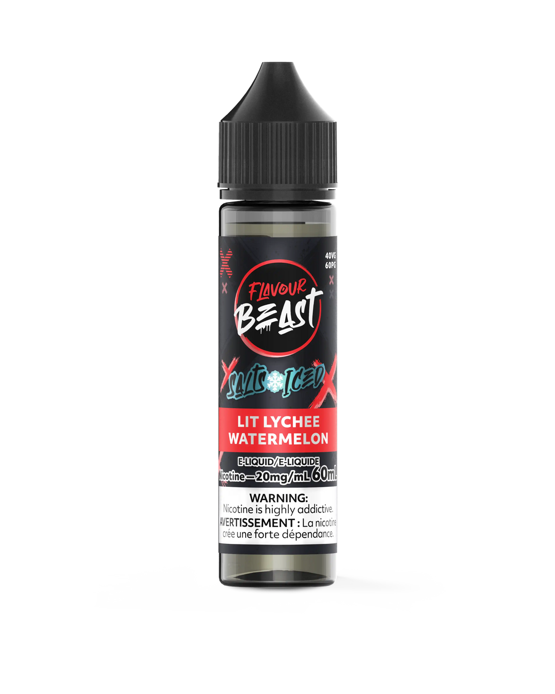 Lit Lychee Watermelon Iced by Flavour Beast Salt