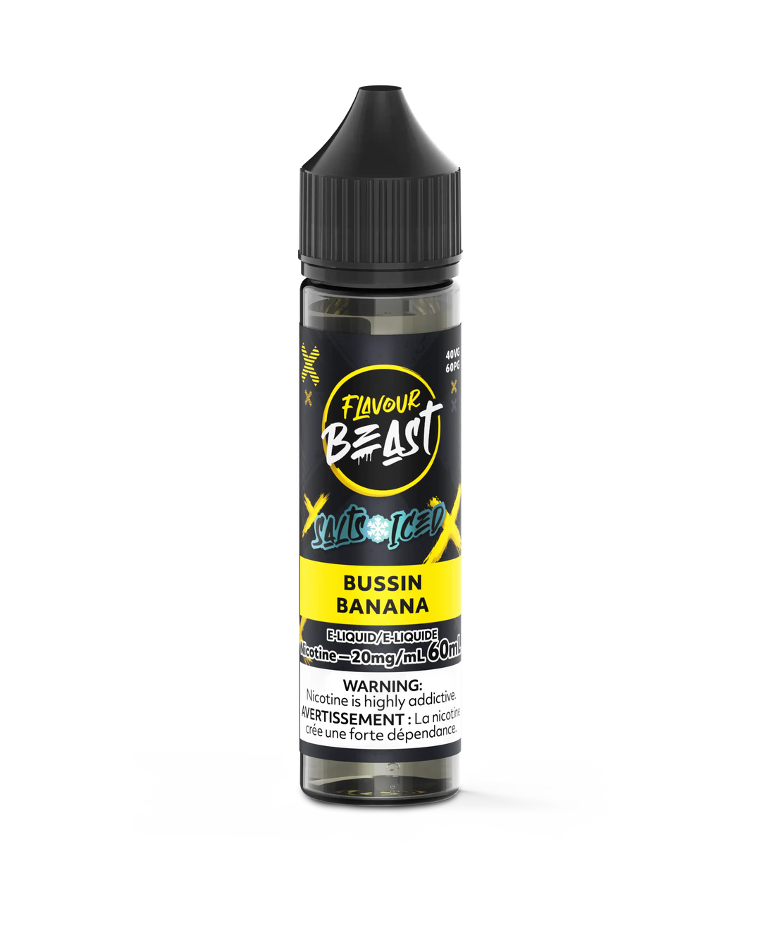 Bussin' Banana Iced by Flavour Beast Salt