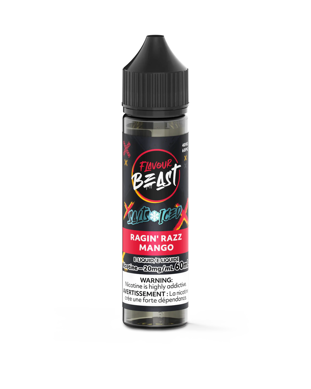 Ragin' Razz Mango Iced by Flavour Beast Salt