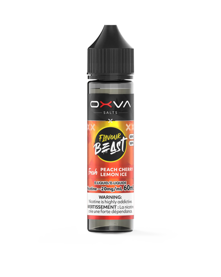 Fresh Peach Cherry Lemon Ice 60mL bottle