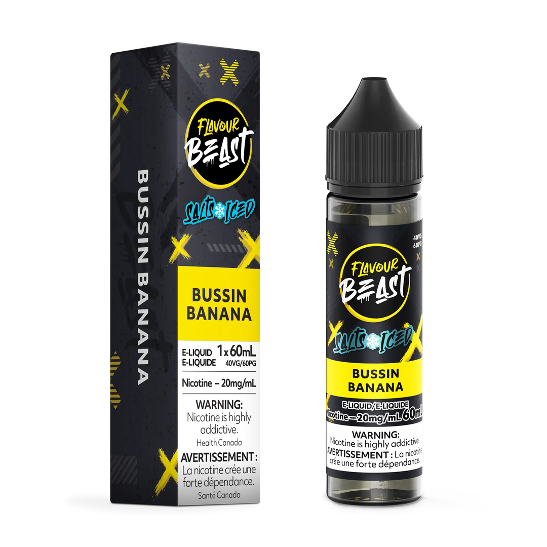 Bussin' Banana Iced by Flavour Beast Salt
