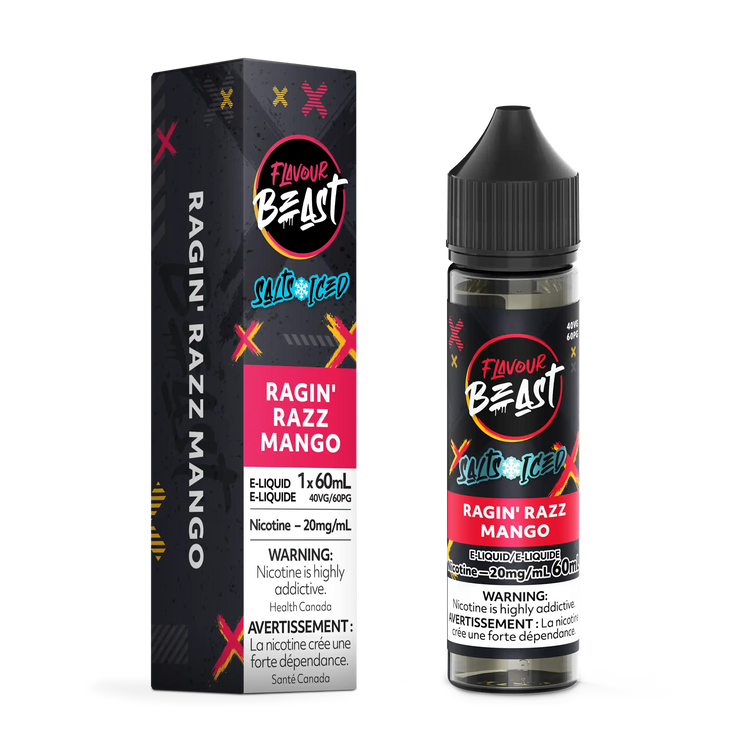 Ragin' Razz Mango Iced by Flavour Beast Salt