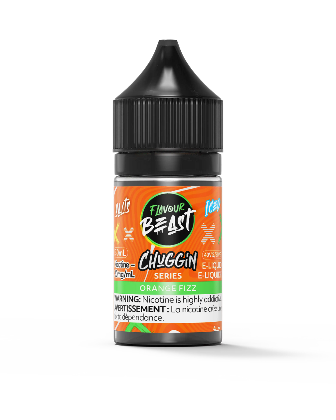 Orange Fizz Iced by Flavour Beast Chuggin' Series Salt