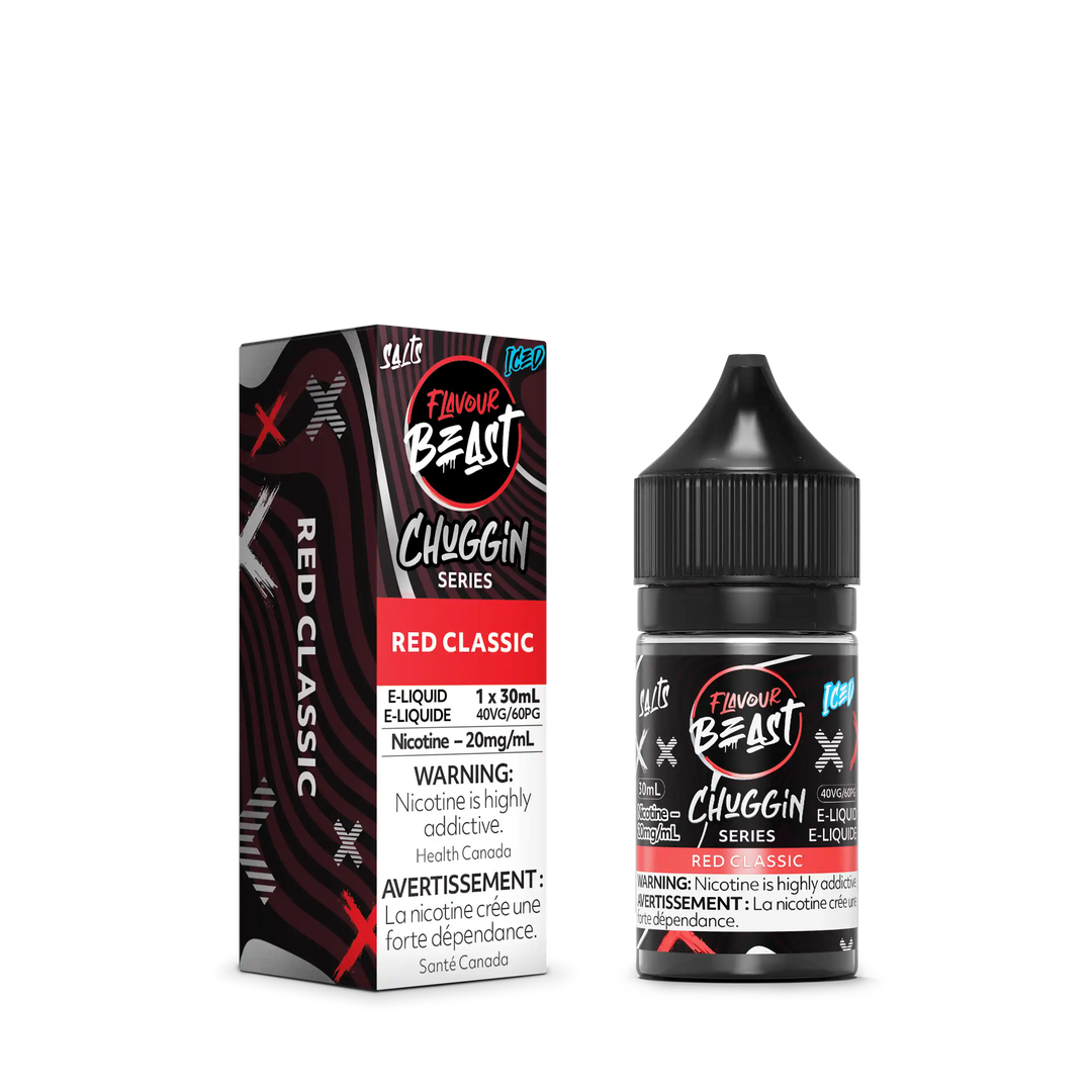 Red Classic Iced by Flavour Beast Chuggin' Series Salt