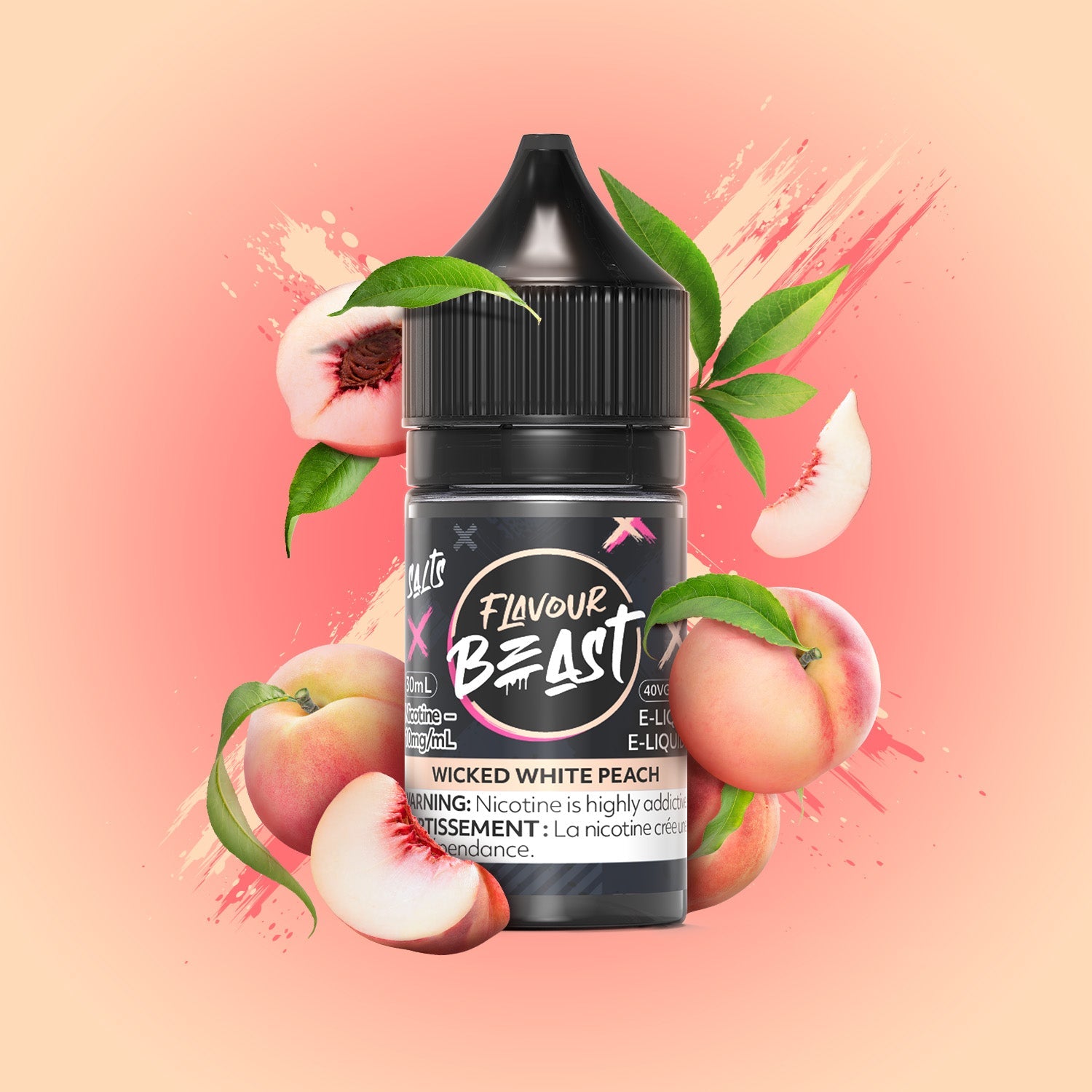Sel Flavour Beast - Pêche blanche (PROVINCIAL) 
