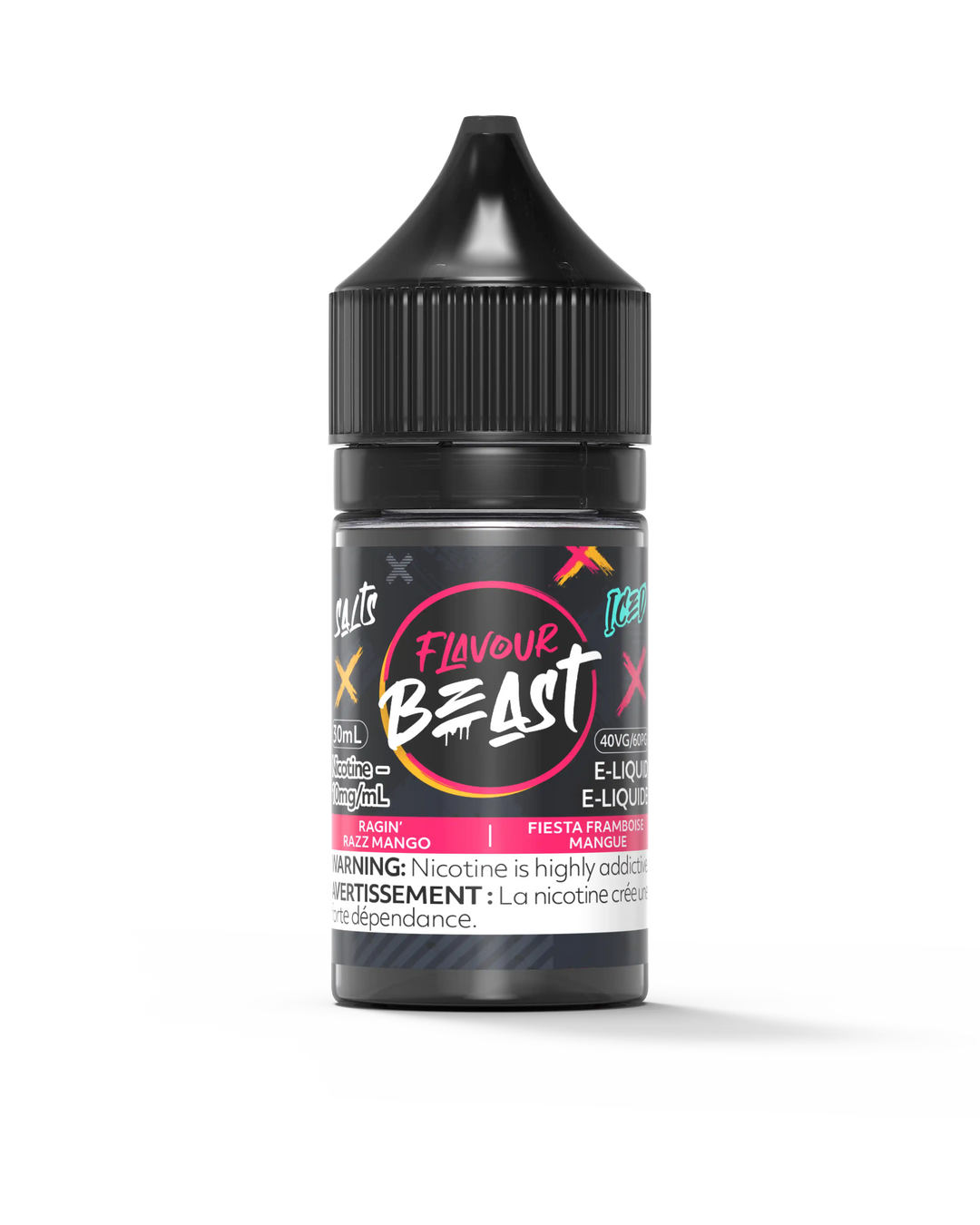 Ragin' Razz Mango Iced by Flavour Beast Salt