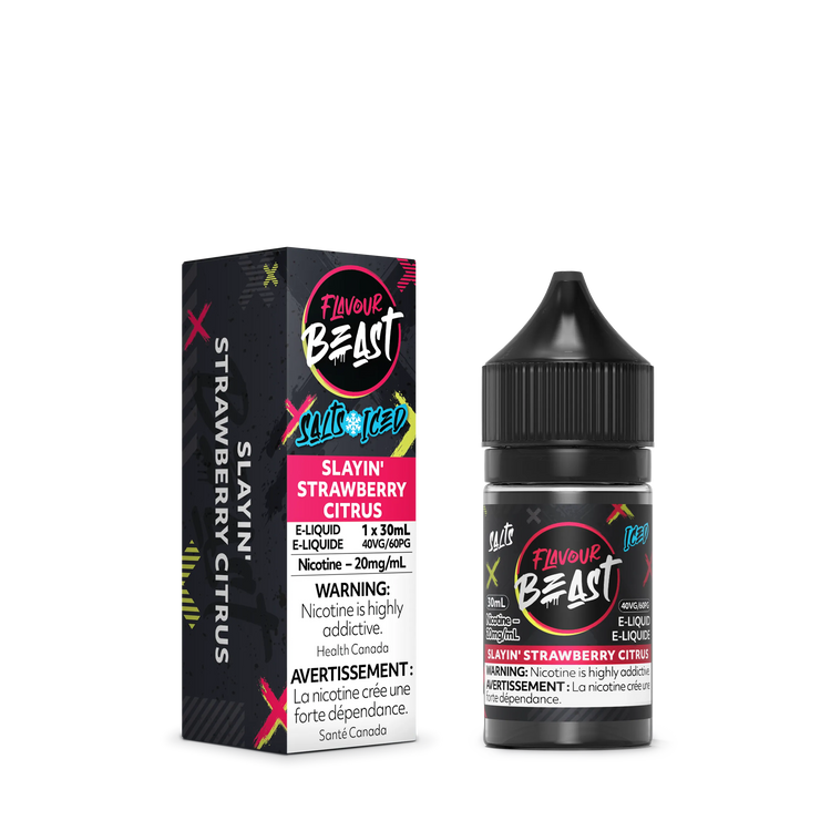 Slayin' Strawberry Citrus Iced by Flavour Beast Salt by FLAVOUR BEAST — view 2